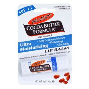 Palmer’s Face & Lip Cocoa Butter Formula hydratační balzám na rty SPF 15 příchuť Original Cocoa Butter 4 g