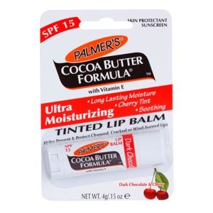 Palmer’s Face & Lip Cocoa Butter Formula tónovací hydratační balzám na rty SPF 15