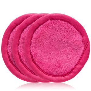 Notino Spa odličovací tampony z mikrovlákna barevné varianty Pink 3 ks