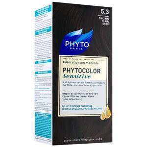 Phyto Color Sensitive permanentní barva na vlasy odstín 5.3 Light Golden Chestnut