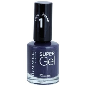 Rimmel Super Gel Step 1 gelový lak na nehty bez užití UV/LED lampy odstín 062 Punk Rock 12 ml