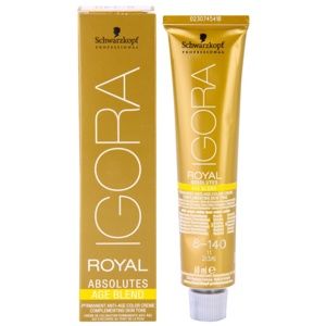 Schwarzkopf Professional IGORA Royal Absolutes Age Blend barva na vlasy odstín 8-140 Light Blonde Cendré Beige Natural 60 ml