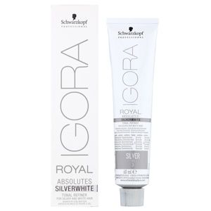 Schwarzkopf Professional IGORA Royal Absolutes SilverWhite tónující demi-permanentní barva na vlasy pro stříbrné a bílé vlasy odstín Dove Grey 60 ml