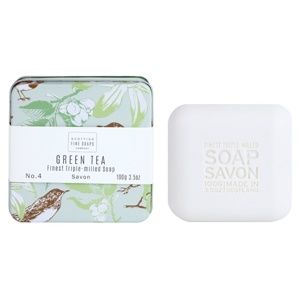 Scottish Fine Soaps Green Tea luxusní mýdlo v plechové dóze