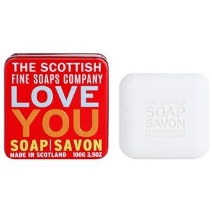 Scottish Fine Soaps Love You luxusní mýdlo v plechové dóze