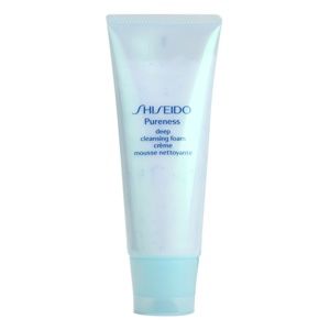 Shiseido Pureness hloubkově čisticí krémová pěna s mikrogranulemi