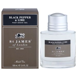 St. James Of London Black Pepper & Persian Lime gel po holení pro muže