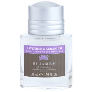 St. James Of London Lavender & Geranium gel po holení pro muže 50 ml b