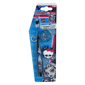 SmileGuard Monster High zubní kartáček pro děti s cestovní krytkou a klíčenkou soft