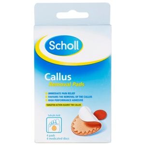 Scholl Callus polštářky na citlivá místa chodidla 4 ks