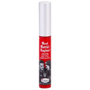 theBalm Meet Matt(e) Hughes Long Lasting Liquid Lipstick dlouhotrvající tekutá rtěnka odstín Devoted 7.4 ml
