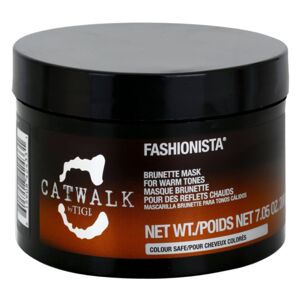 TIGI Catwalk Fashionista maska pro teplé odstíny hnědých vlasů 200 g