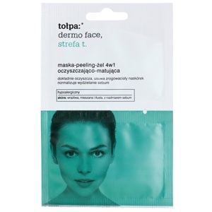 Tołpa Dermo Face T-Zone maska-peeling-gel 4 v 1 pro mastnou pleť se sk