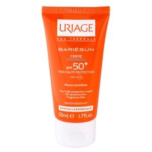 Uriage Bariésun Fragrance-Free Cream SPF 50+ opalovací krém na obličej bez parfemace SPF 50+ voděodolný 50 ml