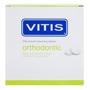 Vitis Orthodontic čisticí tablety pro snímatelná rovnátka a zubní náhr