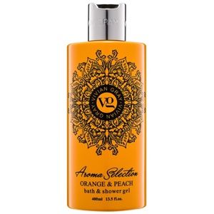 Vivian Gray Aroma Selection Orange & Peach sprchový a koupelový gel 400 ml