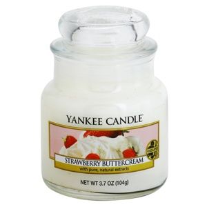Yankee Candle Strawberry Buttercream vonná svíčka 104 g Classic malá