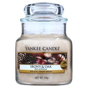 Yankee Candle Ebony & Oak vonná svíčka 104 g Classic malá