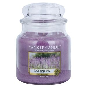 Yankee Candle Lavender vonná svíčka 411 g Classic střední