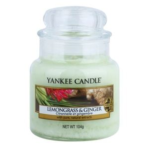Yankee Candle Lemongrass & Ginger vonná svíčka 104 g Classic malá
