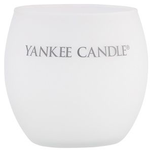 Yankee Candle Roly Poly skleněný svícen na votivní svíčku I. (White)