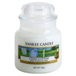 Yankee Candle Clean Cotton vonná svíčka 104 g
