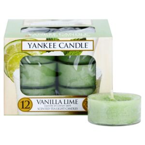 Yankee Candle Vanilla Lime čajová svíčka 12 x 9.8 g