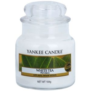 Yankee Candle White Tea vonná svíčka 104 g Classic malá
